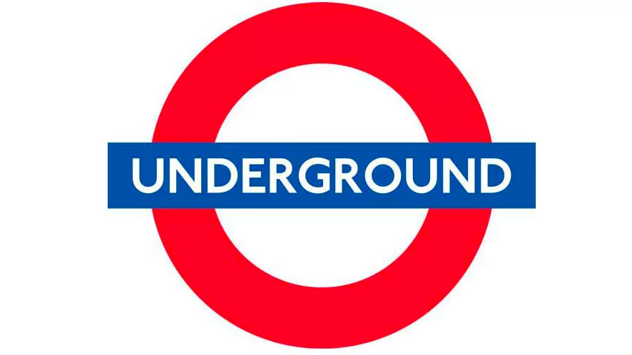 Typography used for The London Underground branding